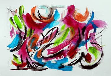 Print of Abstract Expressionism Abstract Paintings by Kerry Milligan