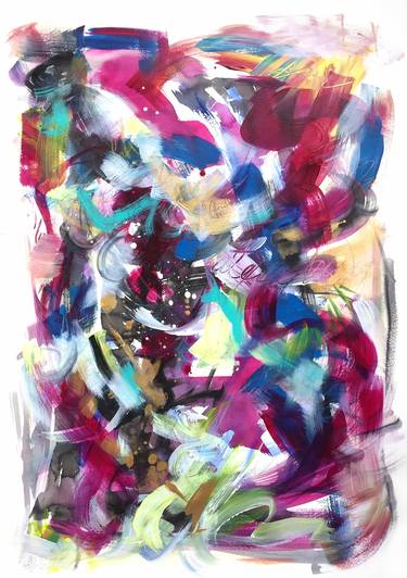 Original Abstract Expressionism Abstract Paintings by Kerry Milligan