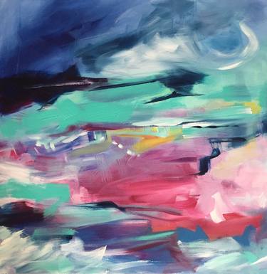 Print of Abstract Expressionism Abstract Paintings by Kerry Milligan