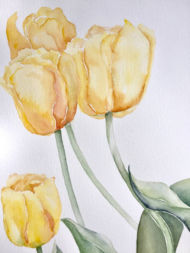 Original Realism Floral Painting by Kerry Milligan