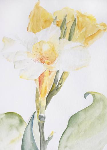 Print of Fine Art Floral Paintings by Kerry Milligan