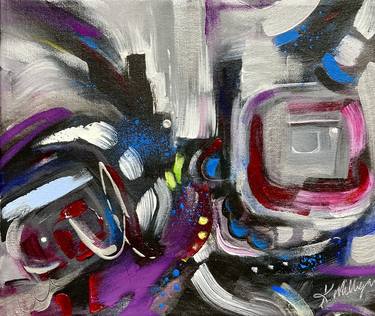 Original Abstract Expressionism Abstract Paintings by Kerry Milligan