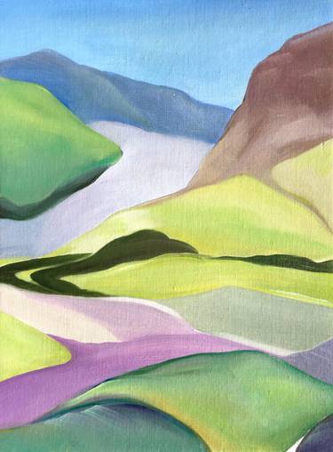 Print of Fine Art Landscape Paintings by Kerry Milligan