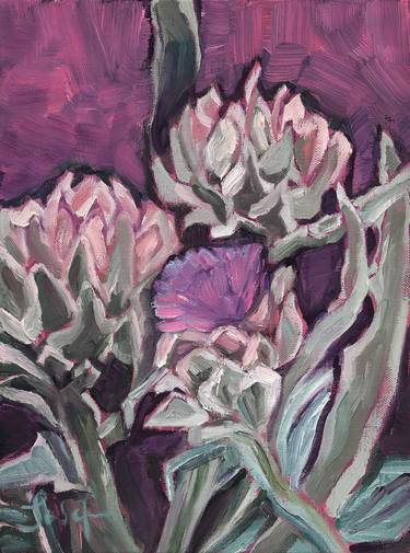 Original Impressionism Botanic Painting by Lauren Forcella