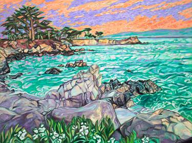 Original Impressionism Seascape Paintings by Lauren Forcella