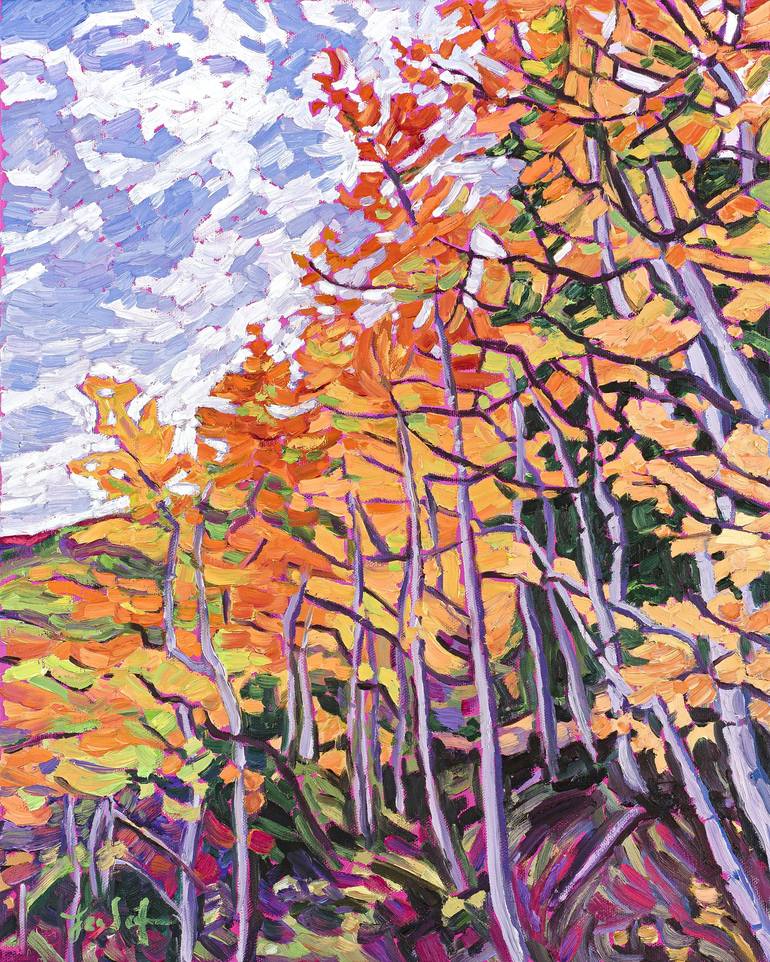 Print of Impressionism Landscape Paintings by Lauren Forcella