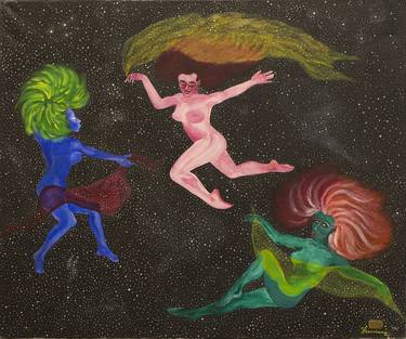 Print of Surrealism Fantasy Paintings by Karl Tatty Art