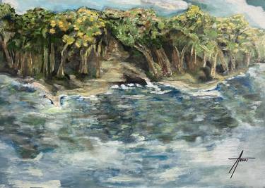 Original Impressionism Seascape Paintings by Américo Venâncio Lopes Machado Filho