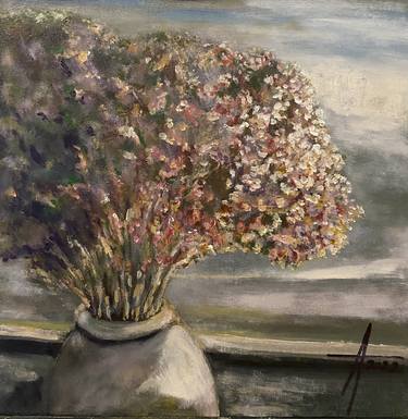 Original Impressionism Floral Paintings by Américo Venâncio Lopes Machado Filho