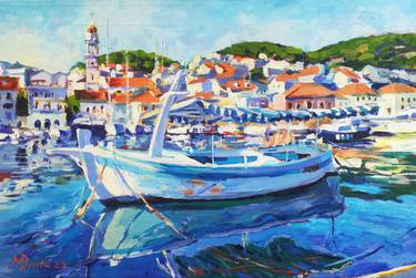 Print of Figurative Boat Paintings by Mihovil Dorotic