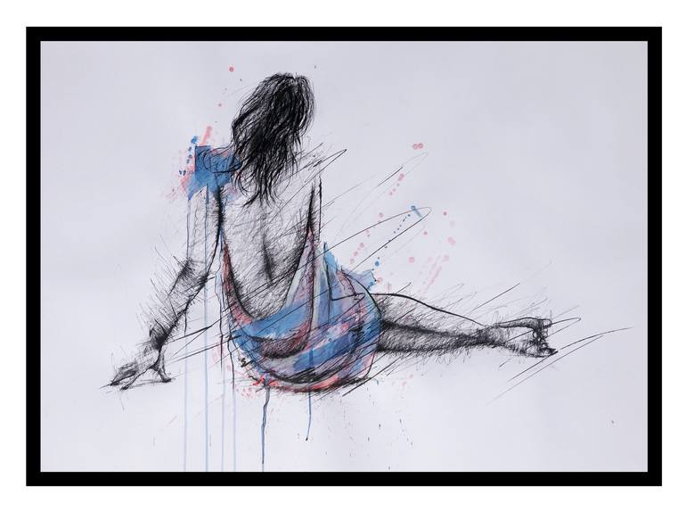 Sincere Women Nude Series Drawing By Dia Goel Saatchi Art