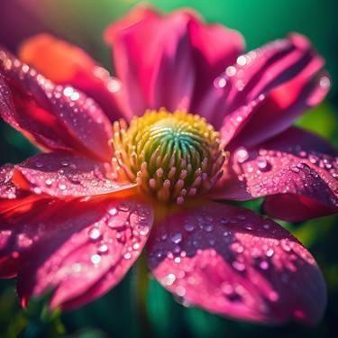 Original Artificial Intelligence Floral Digital by Lu Machado