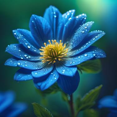 Original Artificial Intelligence Floral Digital by Lu Machado
