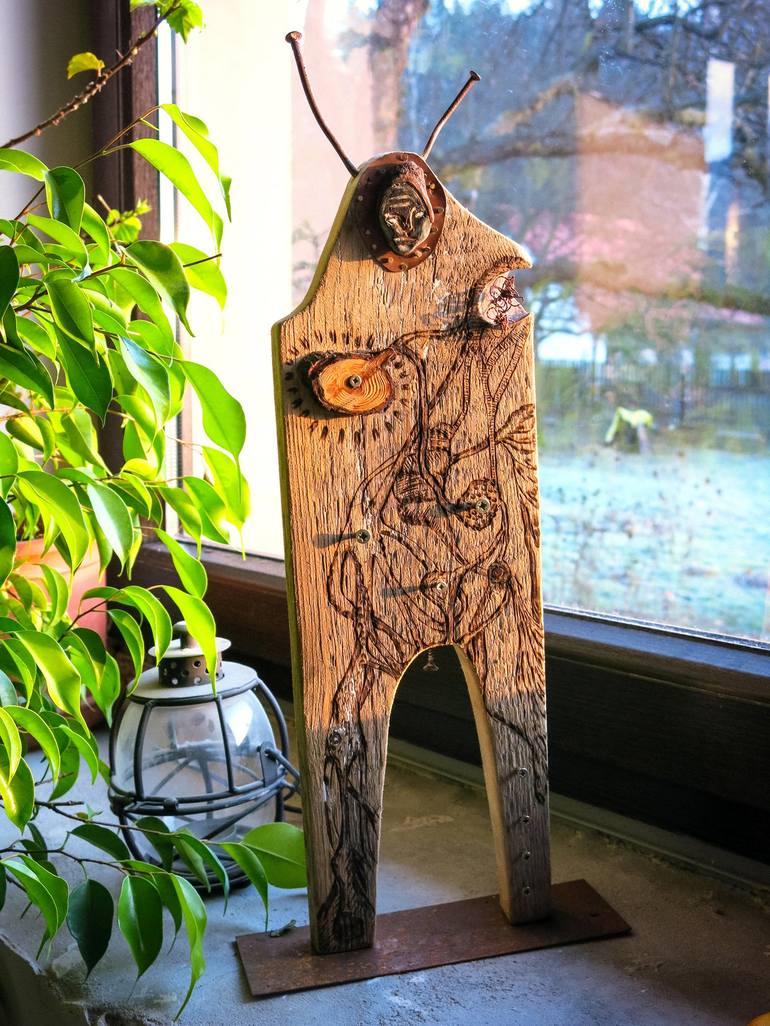 Print of Fine Art People Sculpture by Olesia Kryvolapova