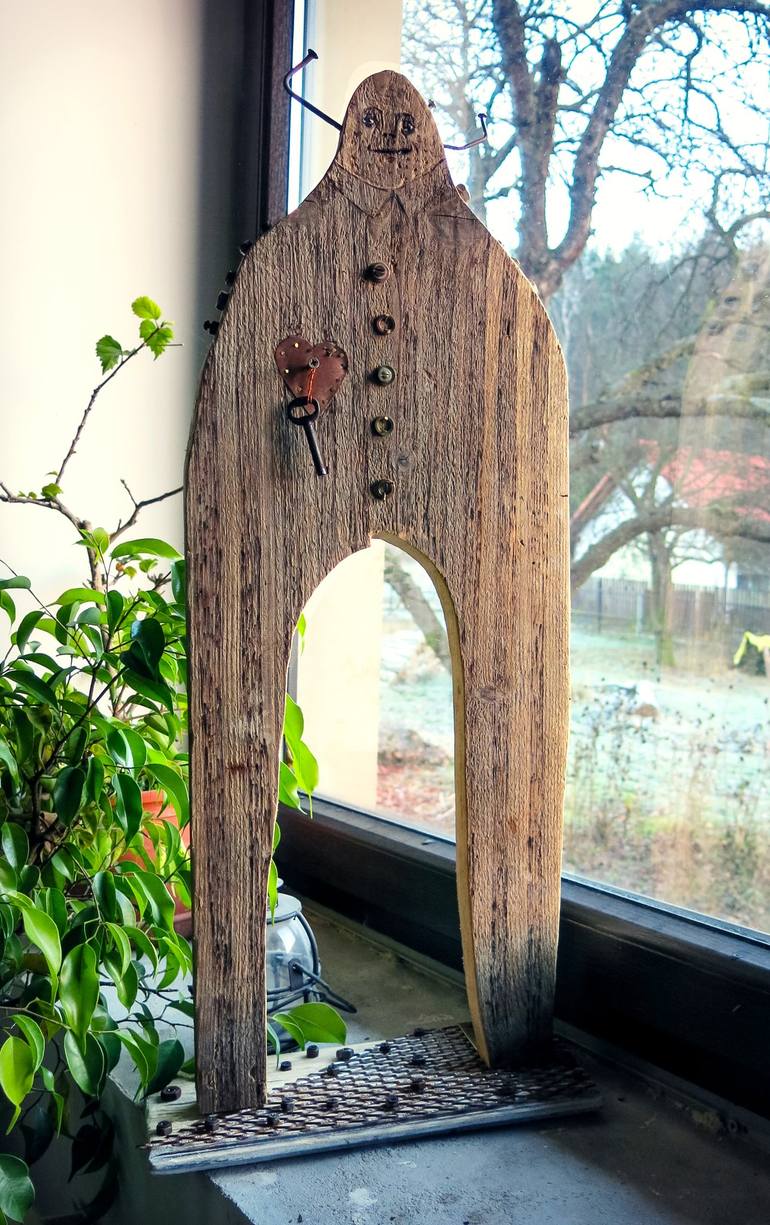 Original Fine Art People Sculpture by Olesia Kryvolapova