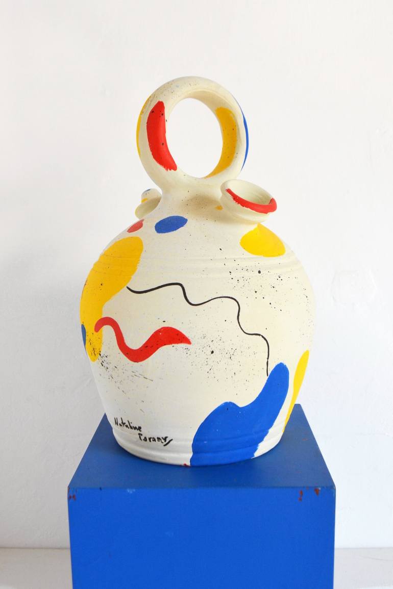 Original Patterns Sculpture by Nataline Pomar