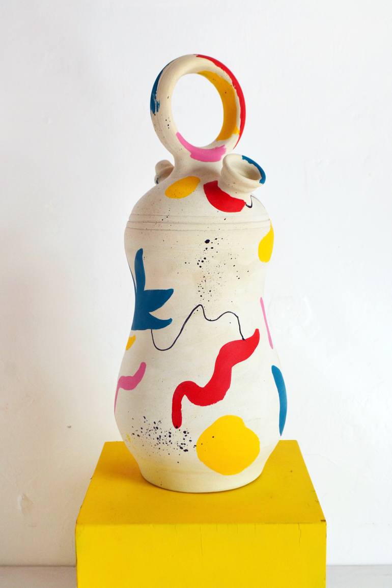 Original Art Deco Home Sculpture by Nataline Pomar