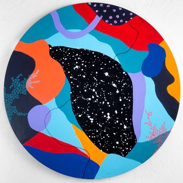 Original Outer Space Paintings by Nataline Pomar