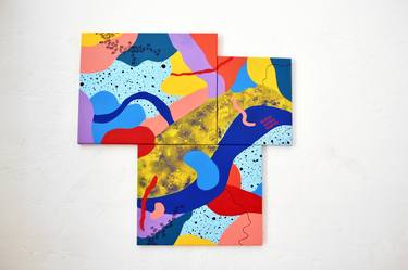 Original Conceptual Abstract Paintings by Nataline Pomar