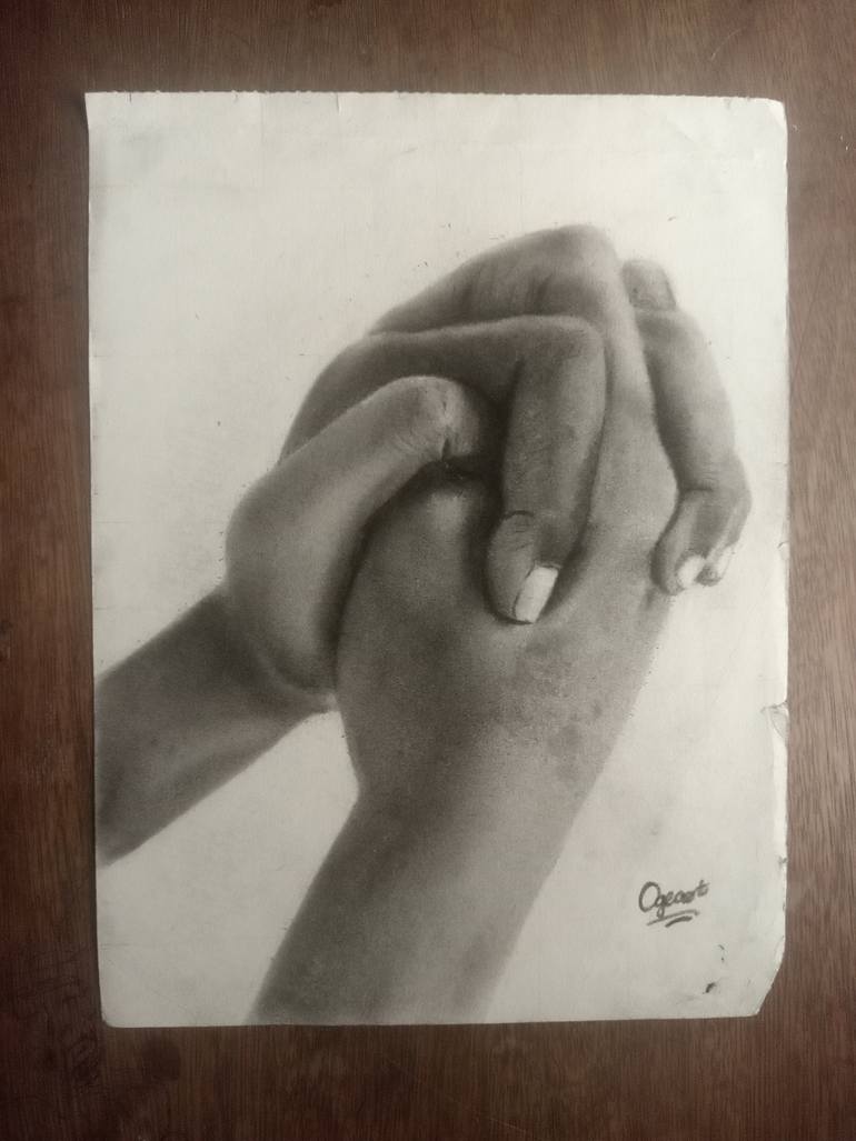 Original Figurative Abstract Drawing by Oge Celine