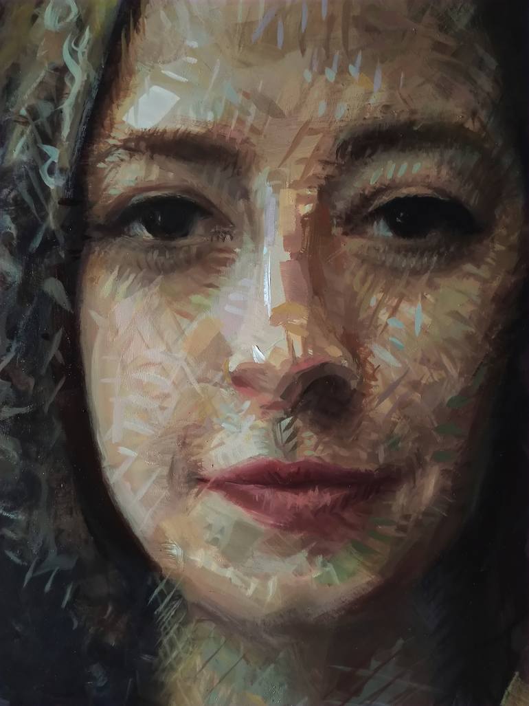 Original Conceptual People Painting by Nikola Zmijarevic