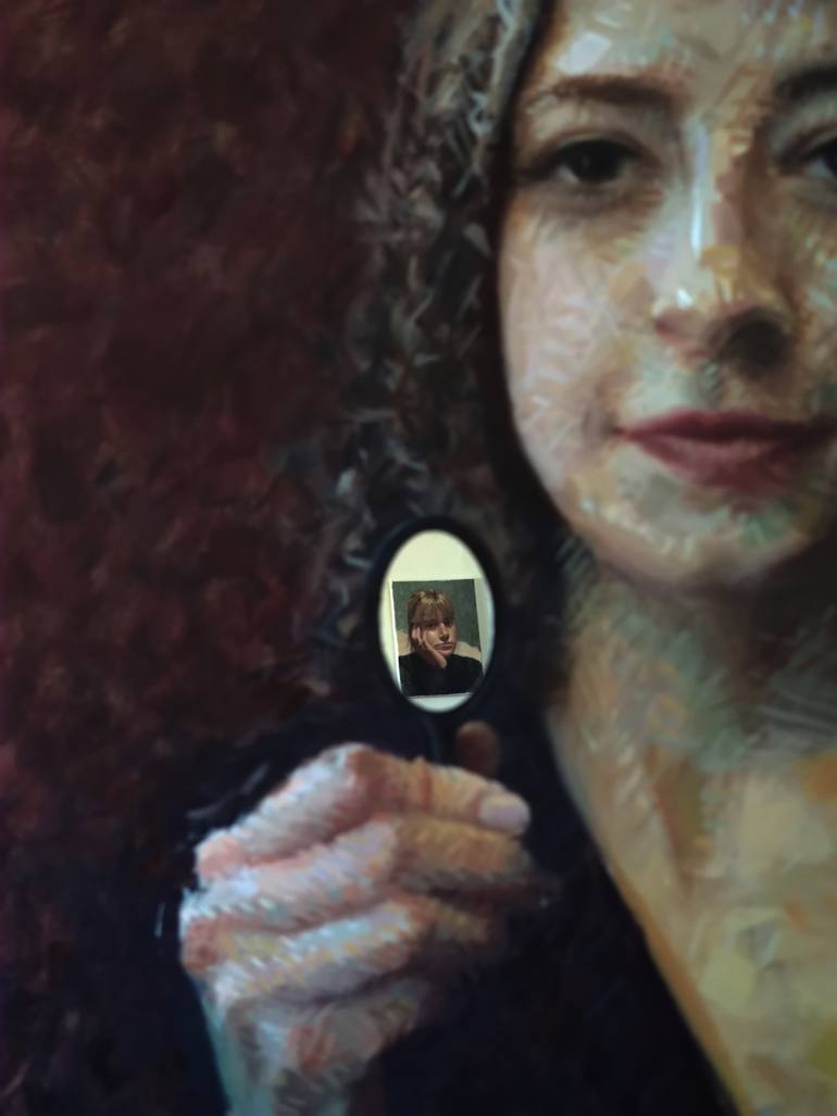 Original Conceptual People Painting by Nikola Zmijarevic