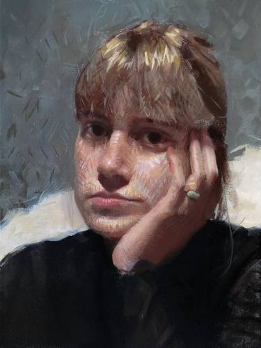 Original Expressionism Portrait Paintings by Nikola Zmijarevic