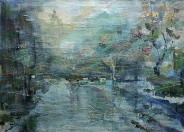 Original Abstract Landscape Paintings by Valeriy Kuznetsov