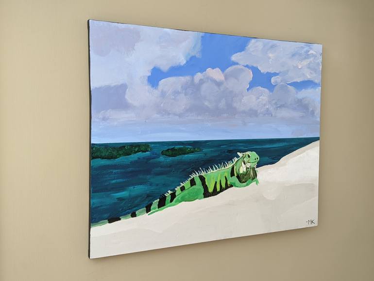 Original Abstract Animal Painting by Michael Kusek