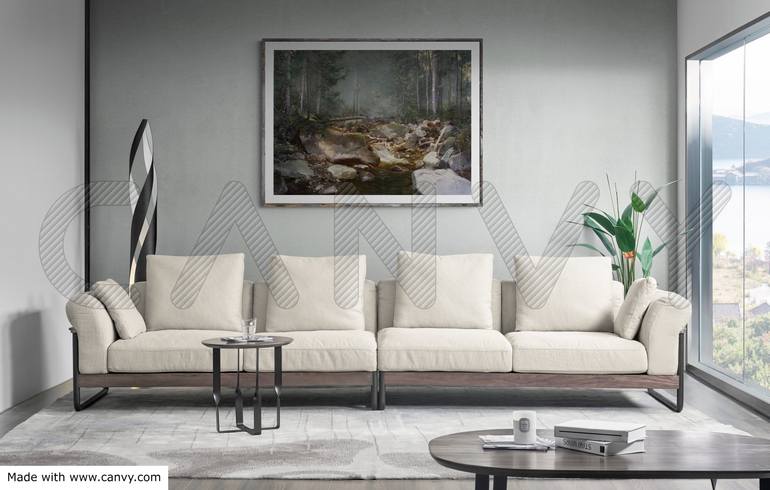 Original Modernism Landscape Painting by Yurii Klapoukh