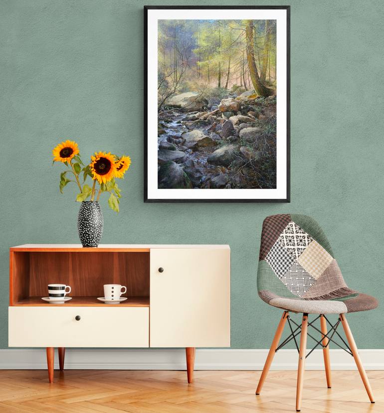 Original Folk Landscape Painting by Yurii Klapoukh