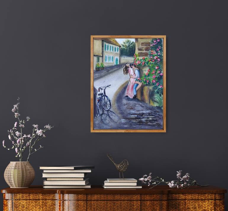 Original Folk People Painting by Tatiana Koliada
