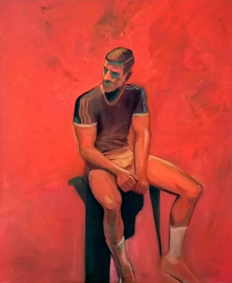 Original Figurative Men Painting by Hrvoje Majer