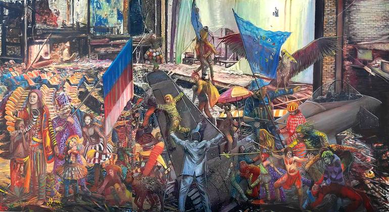 Original Performing Arts Mixed Media by Tsvetan Radenkov