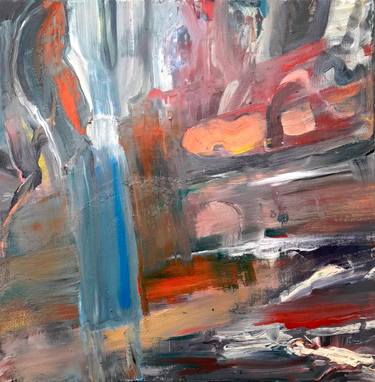 Original Abstract Expressionism Abstract Paintings by Tsvetan Radenkov