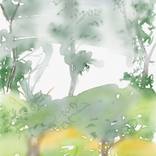 Summer trees by Gabriel Corcuera Zubillaga