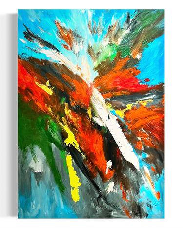 Original Modern Abstract Paintings by Franka Höhne
