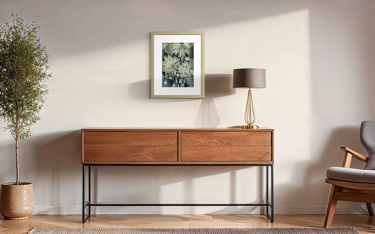 Original Figurative Floral Painting by Angela Apoyan
