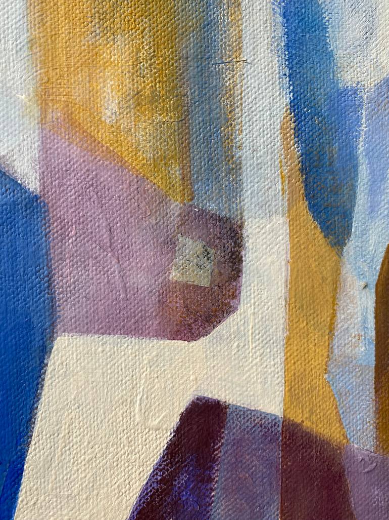 Original Abstract Expressionism Abstract Painting by Angela Apoyan