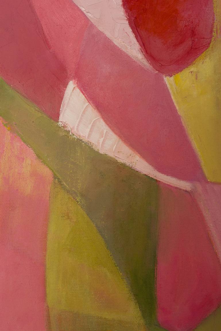 Original Abstract Expressionism Abstract Painting by Angela Apoyan