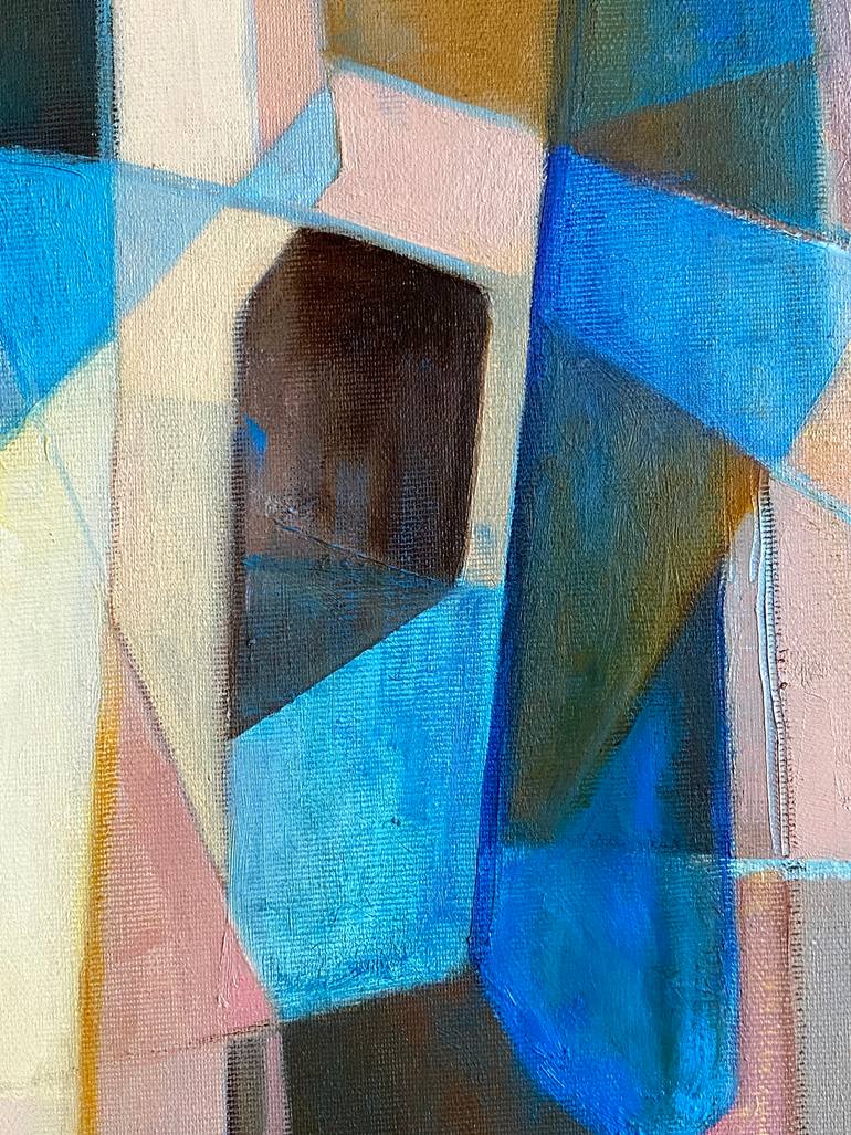 Original Abstract Expressionism Abstract Painting by Angela Apoyan