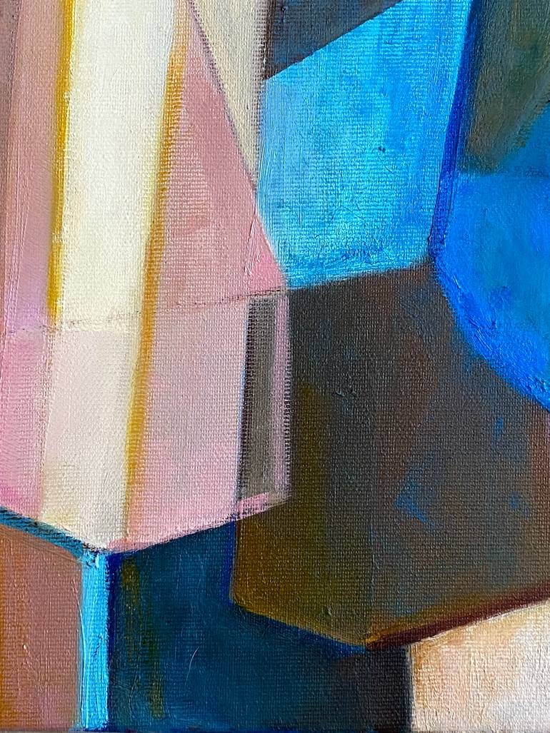 Original Abstract Expressionism Abstract Painting by Angela Apoyan