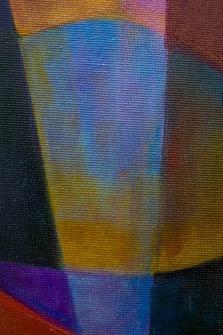 Original Abstract Expressionism Abstract Painting by Angela Apoyan