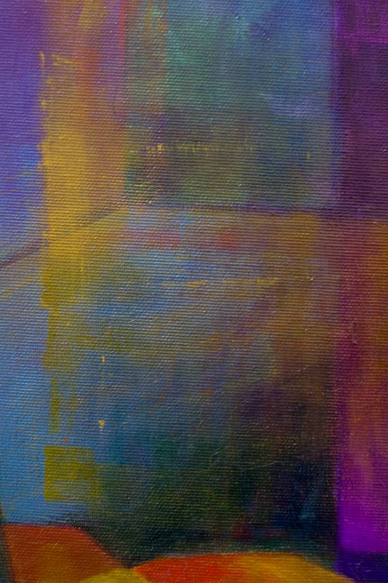 Original Abstract Expressionism Abstract Painting by Angela Apoyan