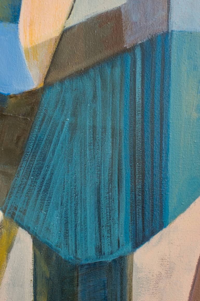 Original Abstract Expressionism Abstract Painting by Angela Apoyan