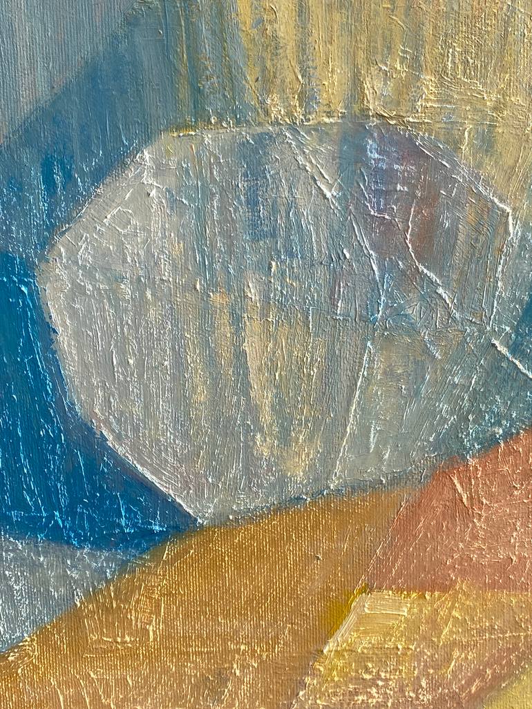 Original Abstract Expressionism Abstract Painting by Angela Apoyan