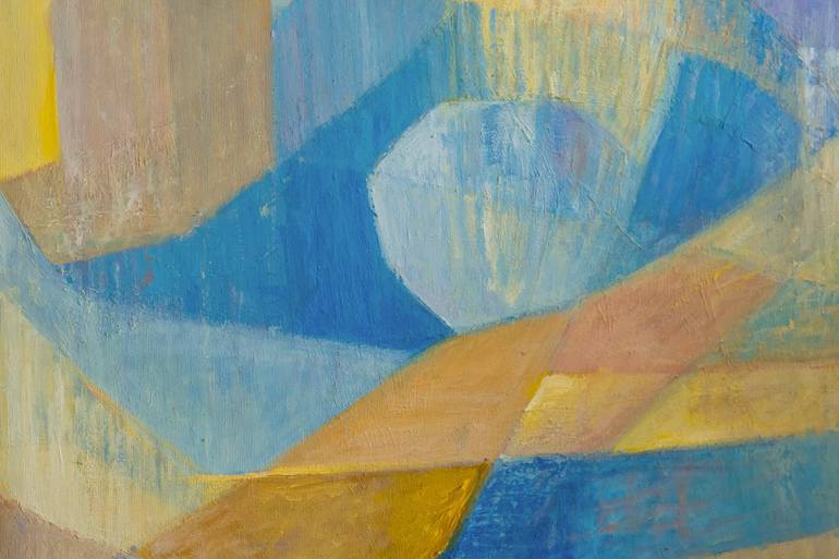 Original Abstract Expressionism Abstract Painting by Angela Apoyan