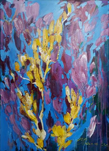 Original Abstract Expressionism Abstract Paintings by Lola Umarova