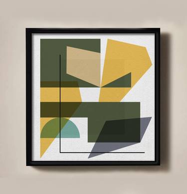 Original Abstract Geometric Paintings by Artistic Akash