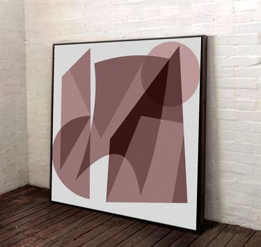 Original Abstract Geometric Paintings by Artistic Akash